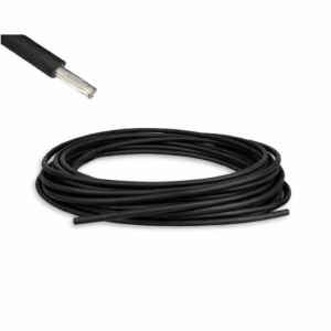 DC SOLAR CABLE SINGLE CORE 10.0mm² BLACK PER M